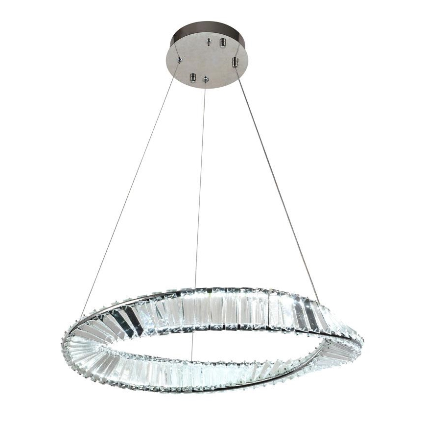 LED Dimbaar kristal Hanglamp aan een touw LED/40W/230V 3000-6500K + afstandsbediening