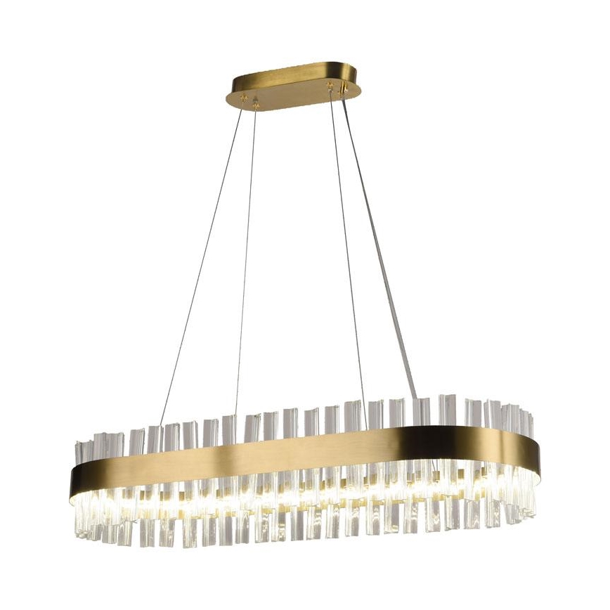 LED Dimbaar kristal Hanglamp aan een touw LED/45W/230V 3000-6500K + afstandsbediening