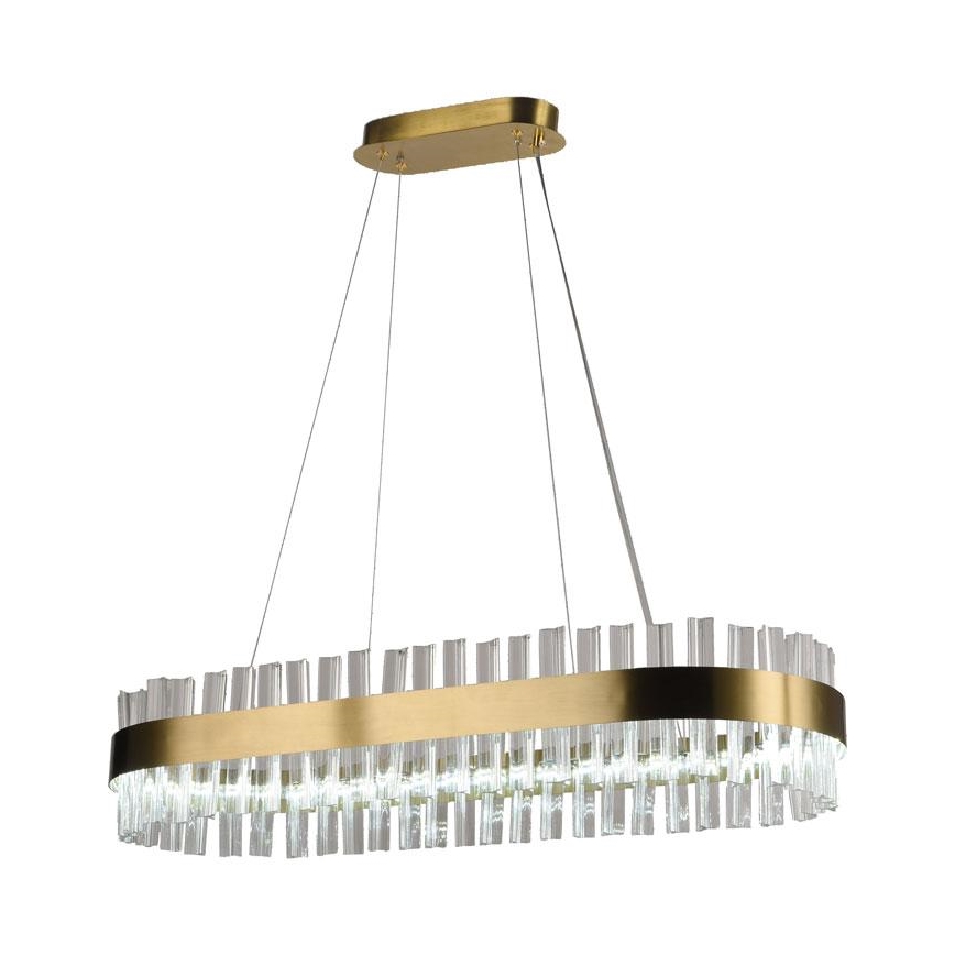 LED Dimbaar kristal Hanglamp aan een touw LED/45W/230V 3000-6500K + afstandsbediening