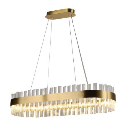 LED Dimbaar kristal Hanglamp aan een touw LED/45W/230V 3000-6500K + afstandsbediening