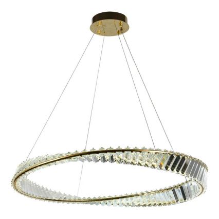 LED Dimbaar kristal Hanglamp aan een touw LED/50W/230V 3000-6500K + afstandsbediening