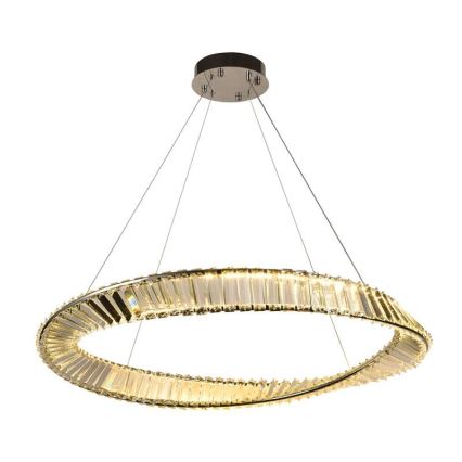 LED Dimbaar kristal Hanglamp aan een touw LED/50W/230V 3000-6500K + afstandsbediening