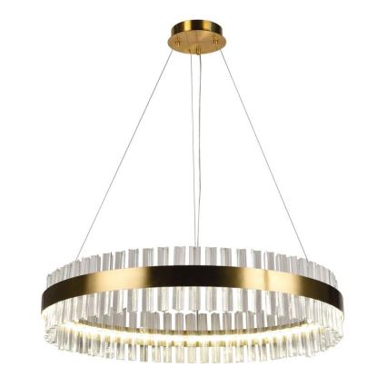 LED Dimbaar kristal Hanglamp aan een touw LED/55W/230V 3000-6500K + afstandsbediening