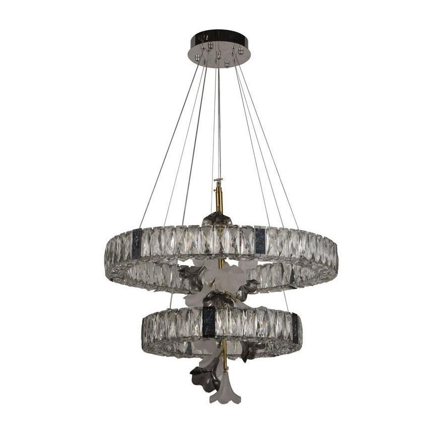 LED Dimbaar kristal Hanglamp aan een touw LED/70W/230V 3000-6500K + afstandsbediening