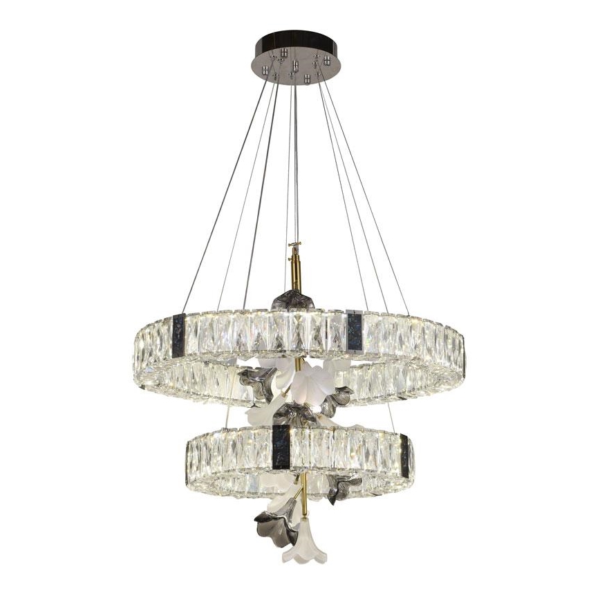 LED Dimbaar kristal Hanglamp aan een touw LED/70W/230V 3000-6500K + afstandsbediening