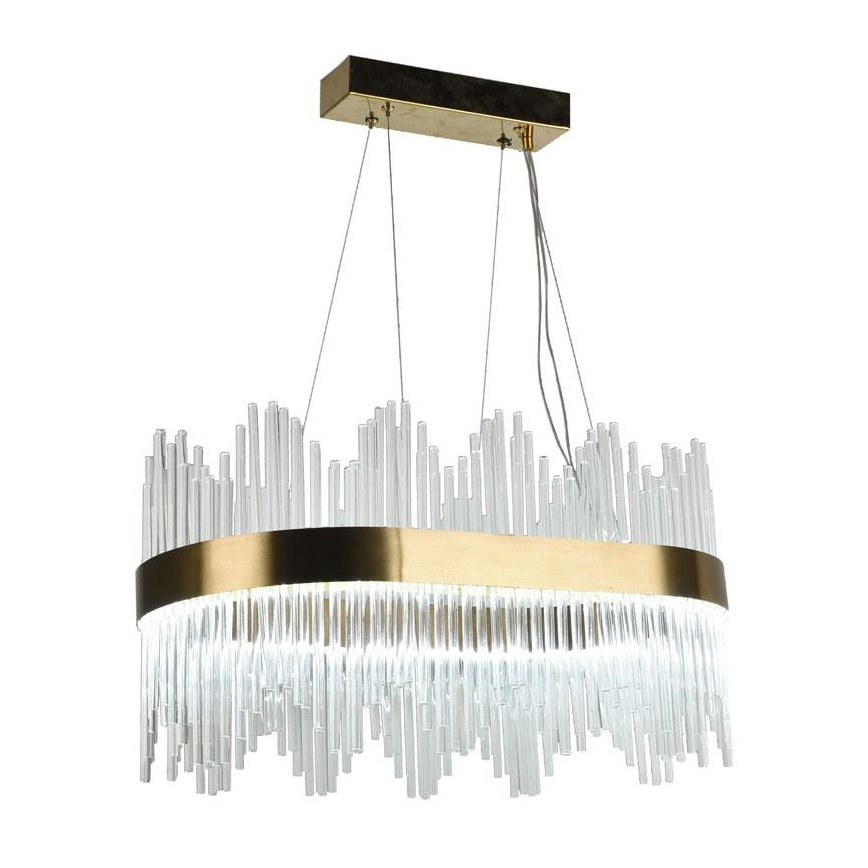 LED Dimbaar kristal Hanglamp aan een touw LED/70W/230V 3000-6500K + afstandsbediening