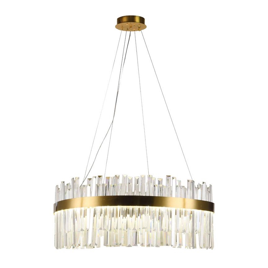 LED Dimbaar kristal Hanglamp aan een touw LED/80W/230V 3000-6500K + afstandsbediening