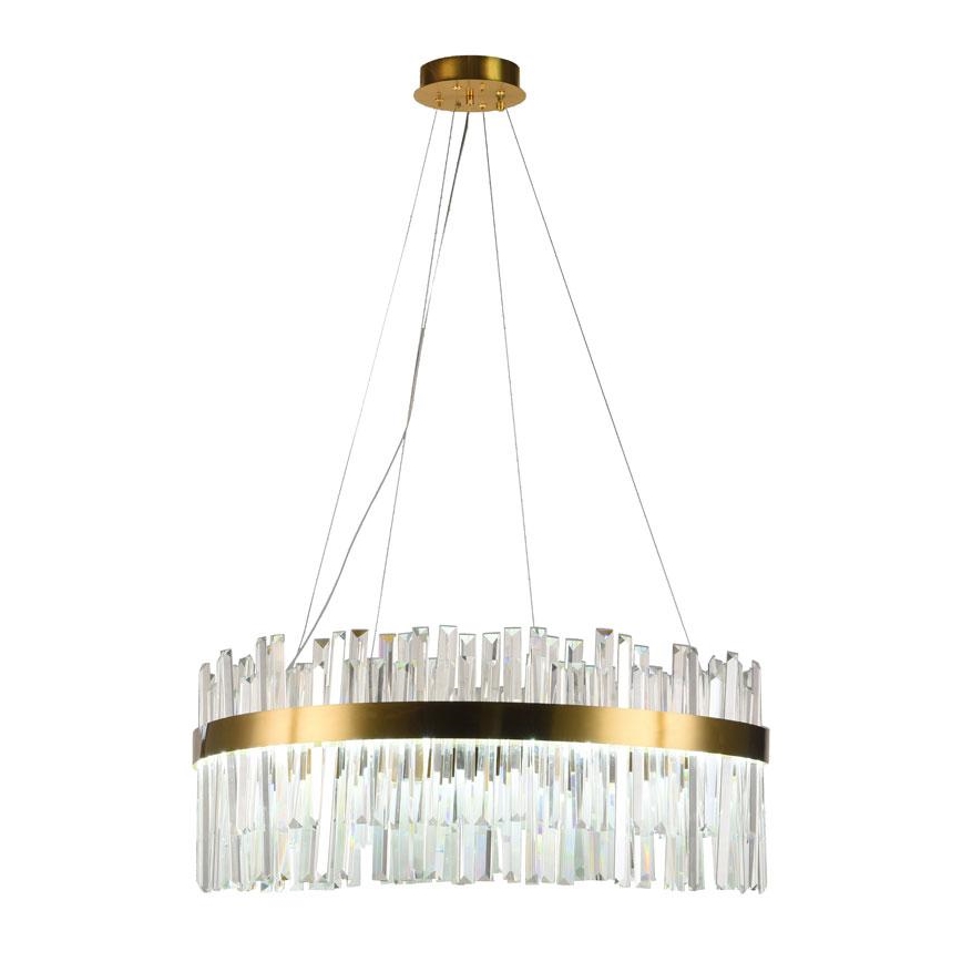 LED Dimbaar kristal Hanglamp aan een touw LED/80W/230V 3000-6500K + afstandsbediening