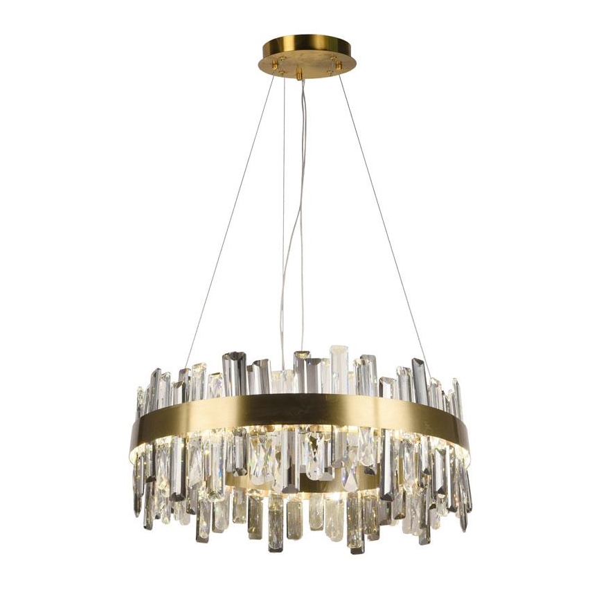 LED Dimbaar kristal Hanglamp aan een touw LED/80W/230V 3000-6500K + afstandsbediening
