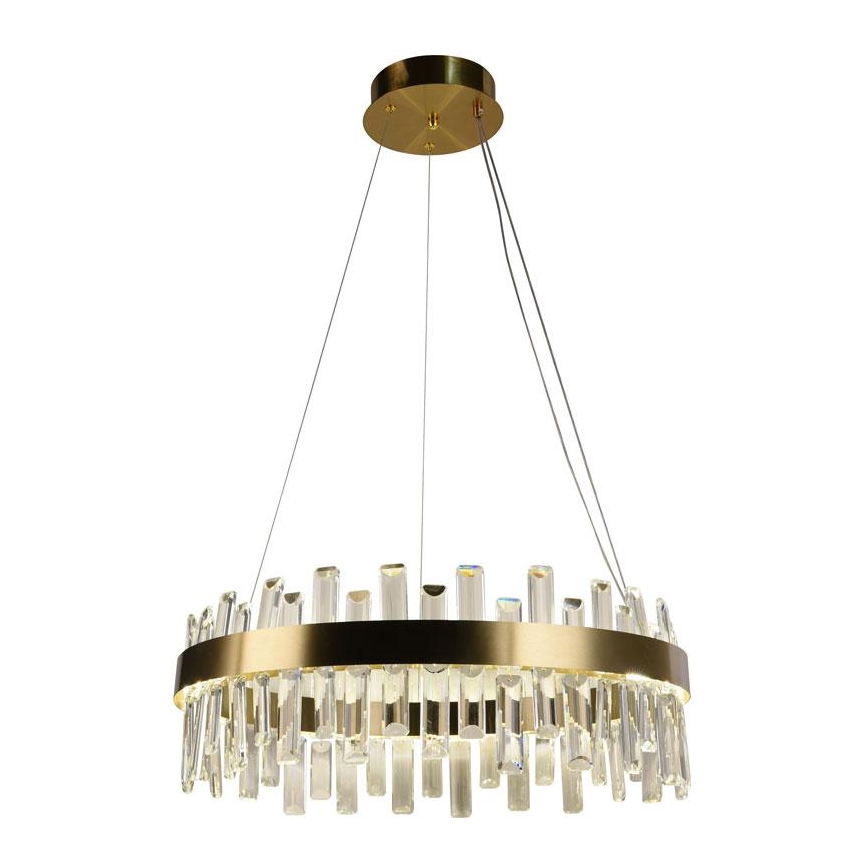 LED Dimbaar kristal Hanglamp aan een touw LED/80W/230V 3000-6500K + afstandsbediening