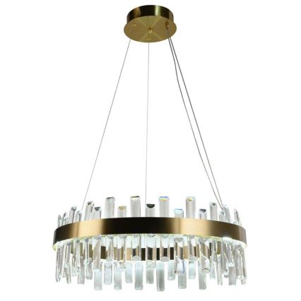 LED Dimbaar kristal Hanglamp aan een touw LED/80W/230V 3000-6500K + afstandsbediening