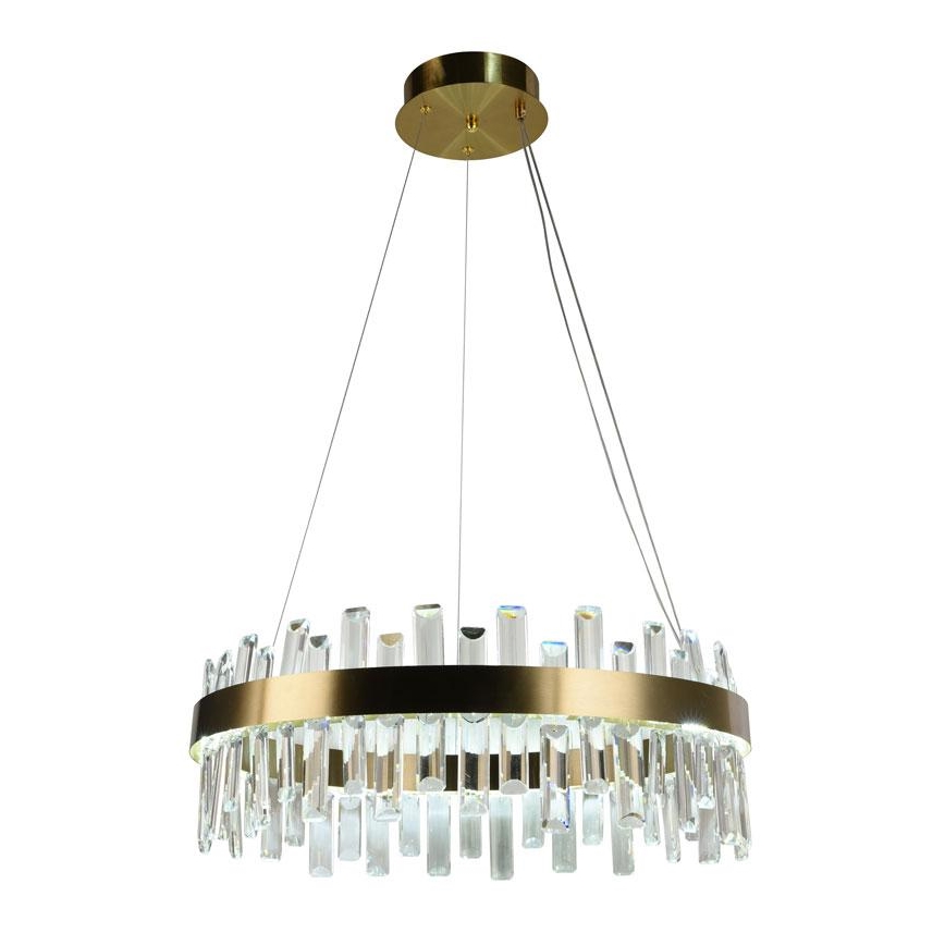 LED Dimbaar kristal Hanglamp aan een touw LED/80W/230V 3000-6500K + afstandsbediening