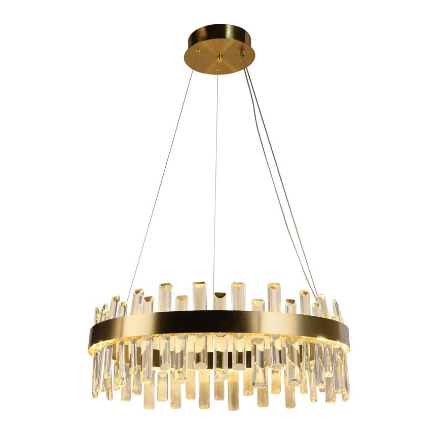 LED Dimbaar kristal Hanglamp aan een touw LED/80W/230V 3000-6500K + afstandsbediening