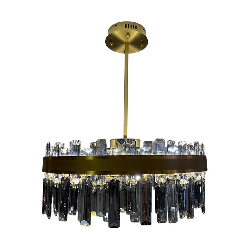 LED Dimbaar kristal Hanglamp on a pole LED/80W/230V 3000-6500K + afstandsbediening
