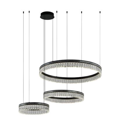 LED-dimbare kristallen kroonluchter met kabelophanging THALIA LED/120W/230V 3000-6000K + afstandsbediening