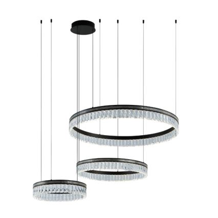 LED-dimbare kristallen kroonluchter met kabelophanging THALIA LED/120W/230V 3000-6000K + afstandsbediening