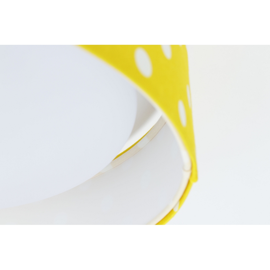 LED dimbare plafondlamp SMART GALAXY KIDS LED/24W/230V 3000-6500K stippen geel/wit + afstandsbediening