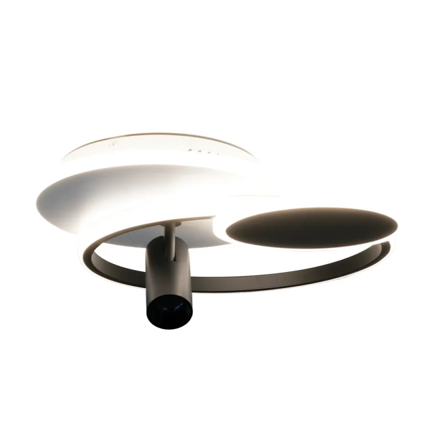 Dimbare LED Plafondlamp LED/65W/230V 3000-6500K wit/zwart + afstandsbediening