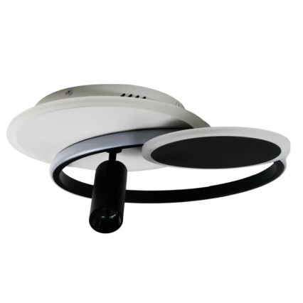 Dimbare LED Plafondlamp LED/65W/230V 3000-6500K wit/zwart + afstandsbediening