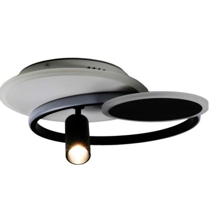 Dimbare LED Plafondlamp LED/65W/230V 3000-6500K wit/zwart + afstandsbediening
