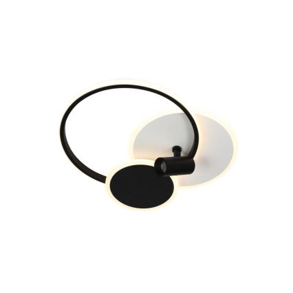 Dimbare LED Plafondlamp LED/65W/230V 3000-6500K wit/zwart + afstandsbediening