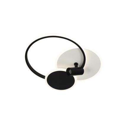 Dimbare LED Plafondlamp LED/65W/230V 3000-6500K wit/zwart + afstandsbediening