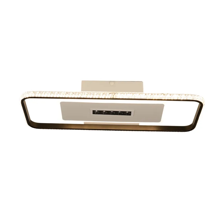 Dimbare LED Plafondlamp LED/75W/230V 3000-6500K wit/zwart + afstandsbediening