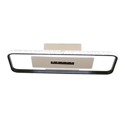 Dimbare LED Plafondlamp LED/75W/230V 3000-6500K wit/zwart + afstandsbediening
