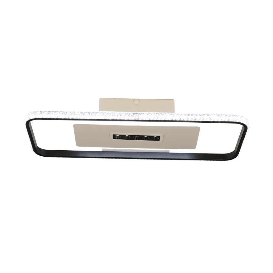 Dimbare LED Plafondlamp LED/75W/230V 3000-6500K wit/zwart + afstandsbediening