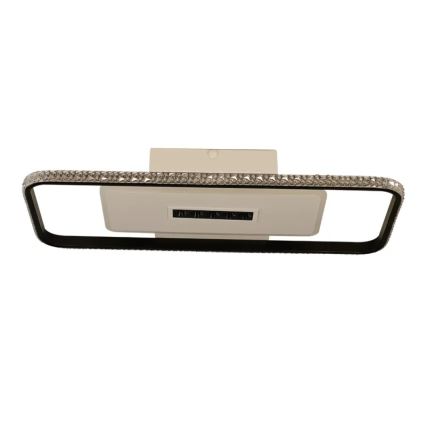 Dimbare LED Plafondlamp LED/75W/230V 3000-6500K wit/zwart + afstandsbediening