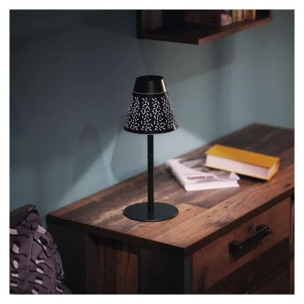 LED Dimbaar oplaadbaar buitenshuis tafellamp LED/4,2W/5V 2200mAh IP44