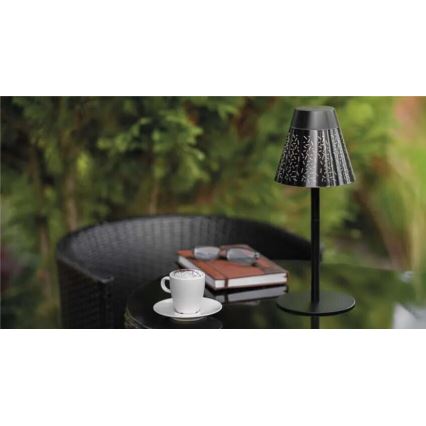 LED Dimbaar oplaadbaar buitenshuis tafellamp LED/4,2W/5V 2200mAh IP44
