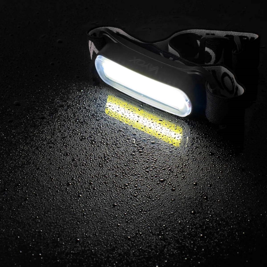 LED Dimbaar oplaadbaar hoofdlamp LED/5V IPX4 300 glanzend 1200 mAh