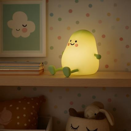 LED-dimbaar oplaadbaar nachtlampje met aanraakbediening voor kinderen MANGO LED/2,5W/5V 800 mAh