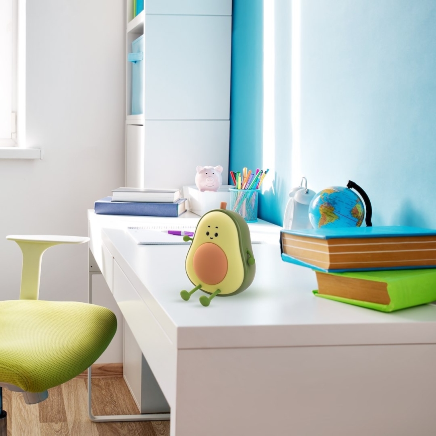 LED-dimbaar oplaadbaar aanraakgevoelig nachtlampje voor kinderen AVOCADO LED/1W/5V 1200 mAh