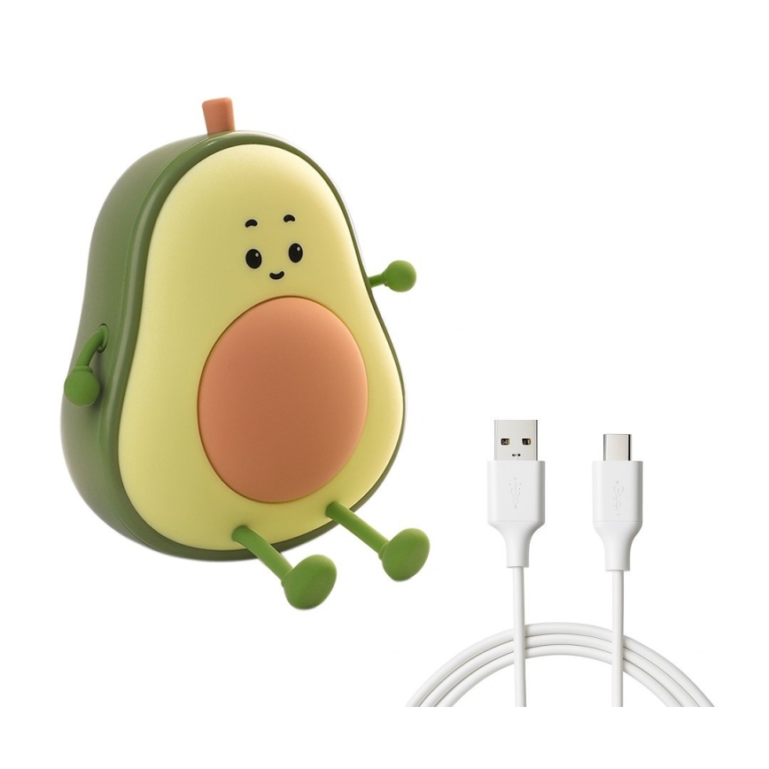 LED-dimbaar oplaadbaar aanraakgevoelig nachtlampje voor kinderen AVOCADO LED/1W/5V 1200 mAh