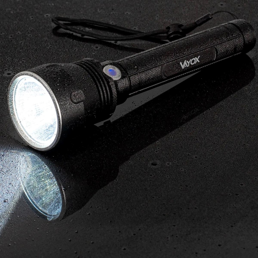 LED Dimbaar oplaadbaar zaklamp LED/20W/5V IPX5 1570 glanzend 8400 mAh