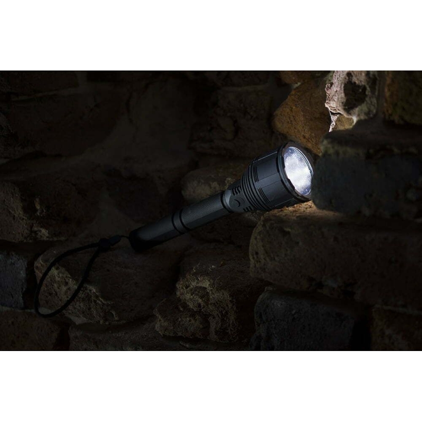 LED Dimbaar oplaadbaar zaklamp LED/30W/5V IPX7 3000 glanzend 8400 mAh