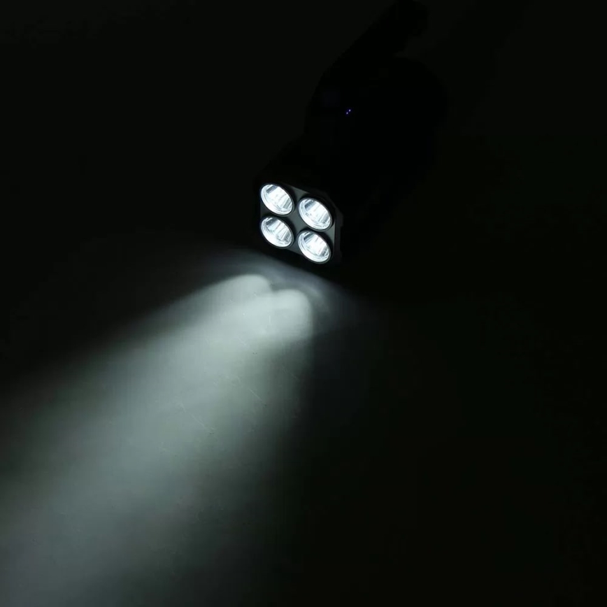 LED Dimbaar oplaadbaar zaklamp LED/5V IPX4 250 glanzend 1200 mAh