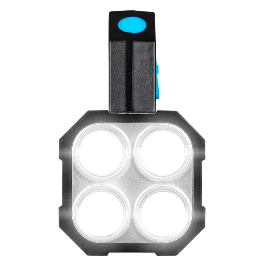 LED Dimbaar oplaadbaar zaklamp LED/5V IPX4 250 glanzend 1200 mAh