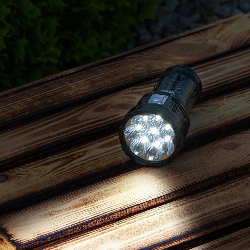 LED Dimbaar oplaadbaar zaklamp LED/5V IPX4 600 glanzend 1200 mAh