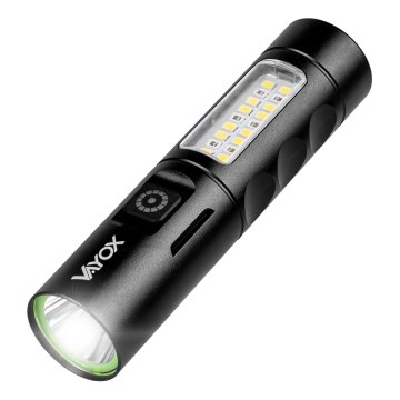 LED Dimbaar oplaadbaar zaklamp met een rood licht LED/5W/5V IPX4 250 glanzend 2000 mAh