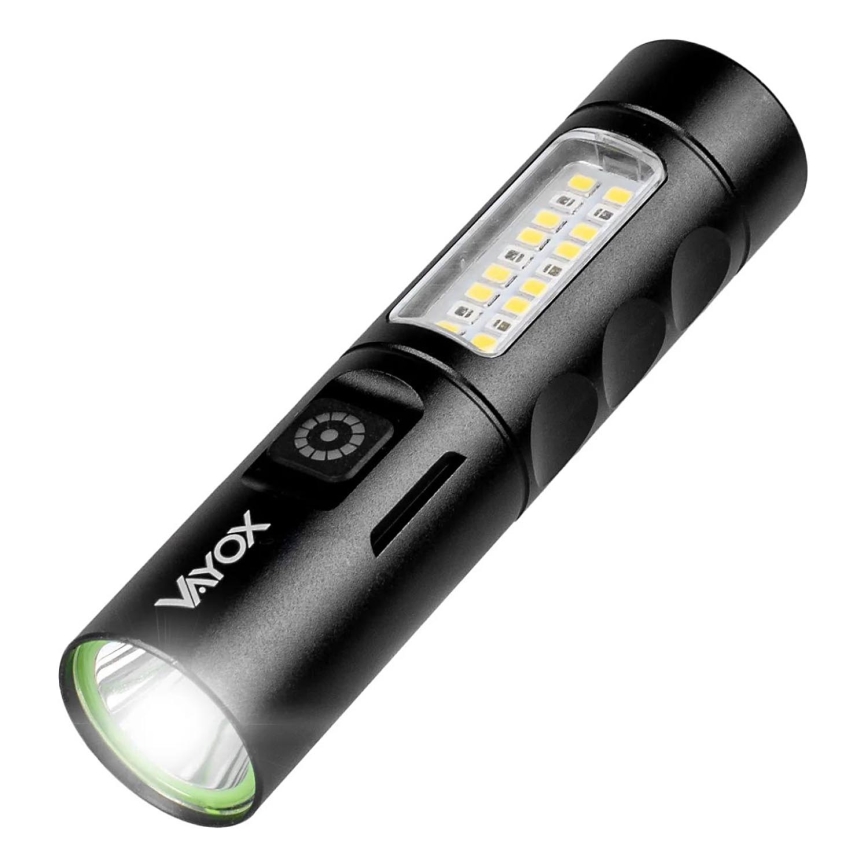 LED Dimbaar oplaadbaar zaklamp met een rood licht LED/5W/5V IPX4 250 glanzend 2000 mAh