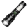 LED Dimbaar oplaadbaar zaklamp met een rood licht LED/5W/5V IPX4 260 glanzend 2000 mAh