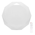 LED Dimbaar Plafondlamp DIAMANT LED/50W/230V + afstandsbediening