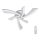 LED Dimbaar plafondlamp FLORANCE 2xLED/30W/230V + afstandsbediening