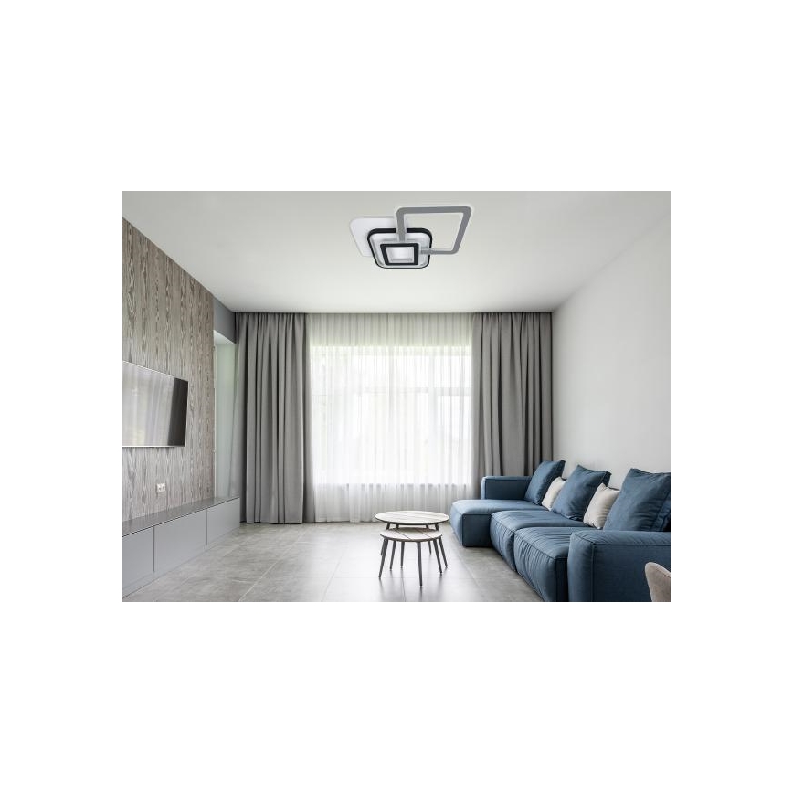 LED Dimbaar plafondlamp LED/105W/230V 3000-6500K + met afstandsbediening