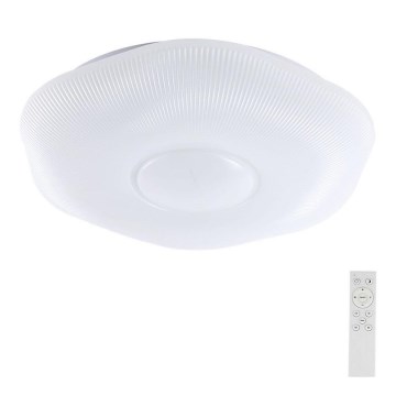 LED Dimbaar Plafondlamp LED/40W/230V 3000-6500K 40 cm wit + afstandsbediening