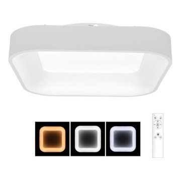 LED Dimbaar plafondlamp NEST LED/40W/230V 3000-6500K wit + afstandsbediening