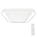 LED Dimbaar plafondlamp QUADRO LED/38W/230V 3000-6000K wit + afstandsbediening